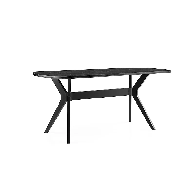 Masa Dinning ARES, Smart Living, Studio Casa, 180x90 cm, blat imitatie marmura - Studiocasa.ro