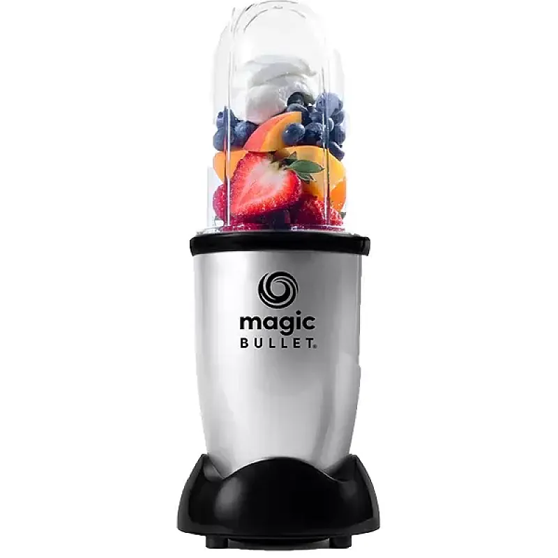 Blender Nutribullet Magic Bullet, 0.56l, 1 treapta viteza, 200W, argintiu-negru - Studiocasa.ro