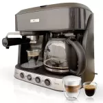 Espressor DelCaffe 3 in 1 Coffe Shot, 15 bari, 1850W, 1.25 l, Functie spumare, Inchidere automata, Negru Espressor DelCaffe 3 in 1 Coffe Shot, 15 bari, 1850W, 1.25 l, Functie spumare, Inchidere automata, Negru - Studiocasa.ro