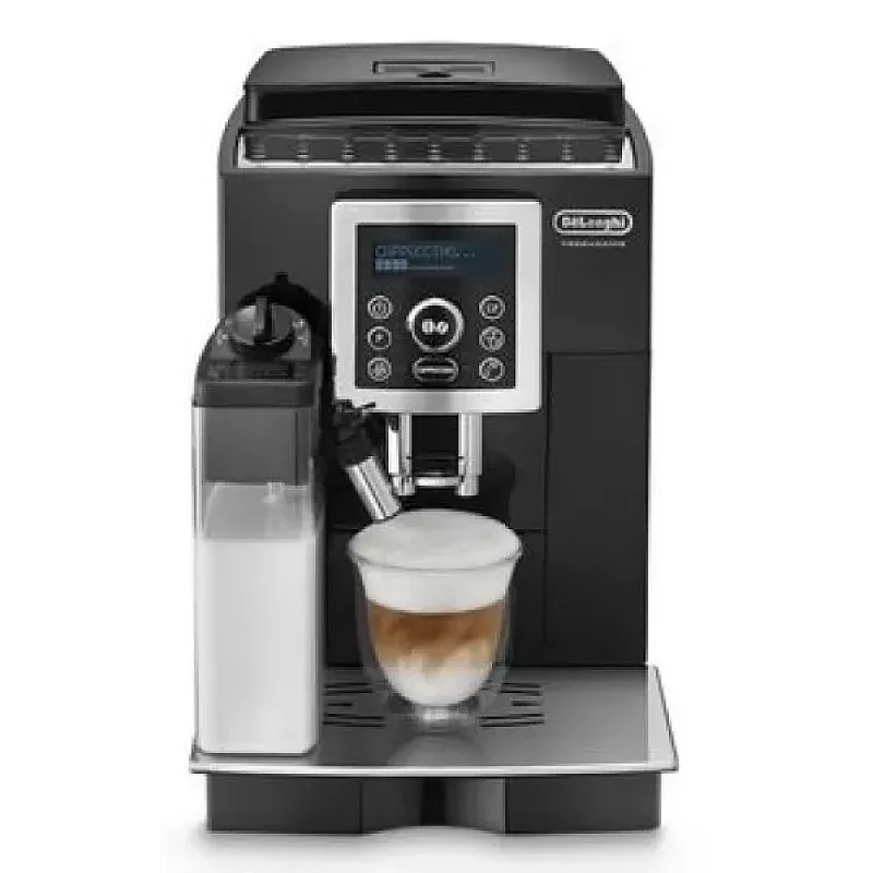Espressor cafea automat DeLonghi ECAM 23.460, 1450 W, 15 bar, 1.8 l, Negru - Studiocasa.ro