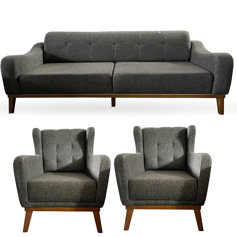 Set Ket 39 - Canapea Extensibila+2 Fotolii - Studiocasa.ro