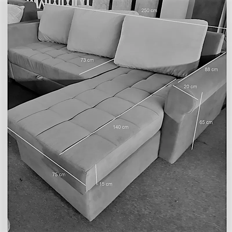 Coltar Extensibil Casablanca Grey Smart Living Studio Casa - Studiocasa.ro