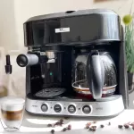 Espressor DelCaffe 3 in 1 Coffe Shot, 15 bari, 1850W, 1.25 l, Functie spumare, Inchidere automata, Negru Espressor DelCaffe 3 in 1 Coffe Shot, 15 bari, 1850W, 1.25 l, Functie spumare, Inchidere automata, Negru - Studiocasa.ro