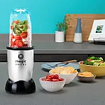 Blender Nutribullet Magic Bullet, 0.56l, 1 treapta viteza, 200W, argintiu-negru - Studiocasa.ro