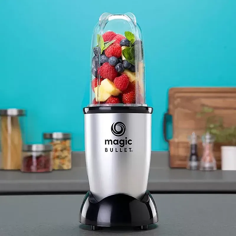 Blender Nutribullet Magic Bullet, 0.56l, 1 treapta viteza, 200W, argintiu-negru - Studiocasa.ro