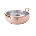 Cratita din cupru cu manere, 28cm, traditionala, Studio Casa - Studiocasa.ro