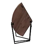 Masa rotunda Atlantic Pine Smart Living, Studio Casa, Diametru 100 cm, Pliabila, Design industrial, modulara - Studiocasa.ro