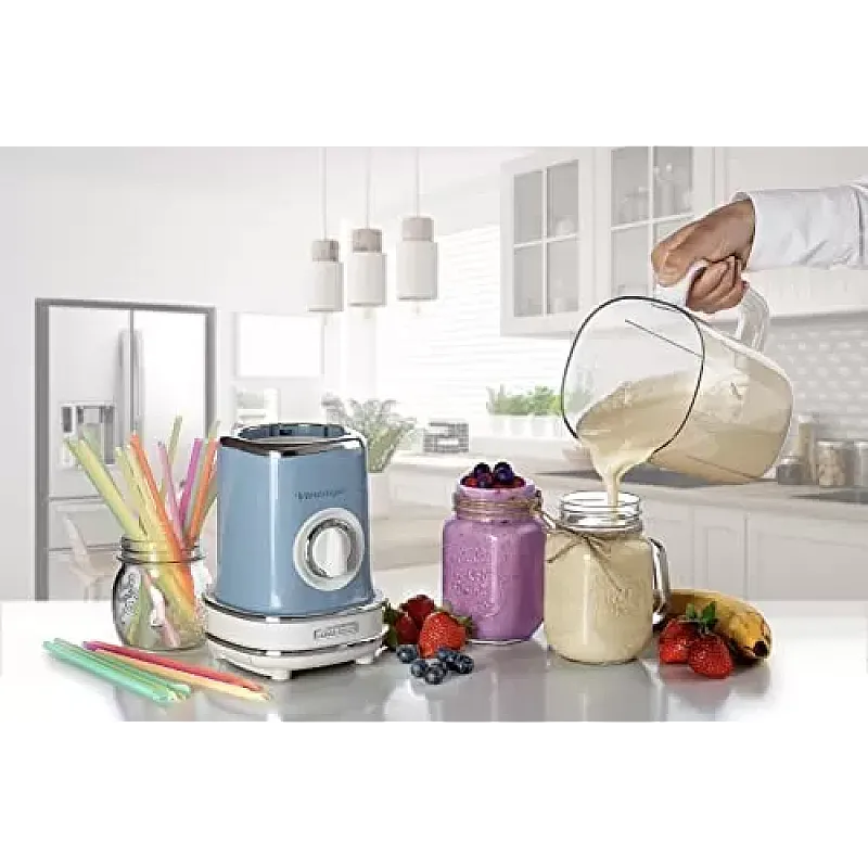 Blender Vintage Ariete 568 BL 500w, 1.5l, Blue - Studiocasa.ro