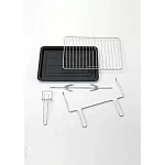 Cuptor electric Ariete 986, 1800 W, 45l, 6 pozitii de gatire, Ventilatie, Rotisor, Timer, Geam dublu, Accesorii incluse, Argintiu - Studiocasa.ro