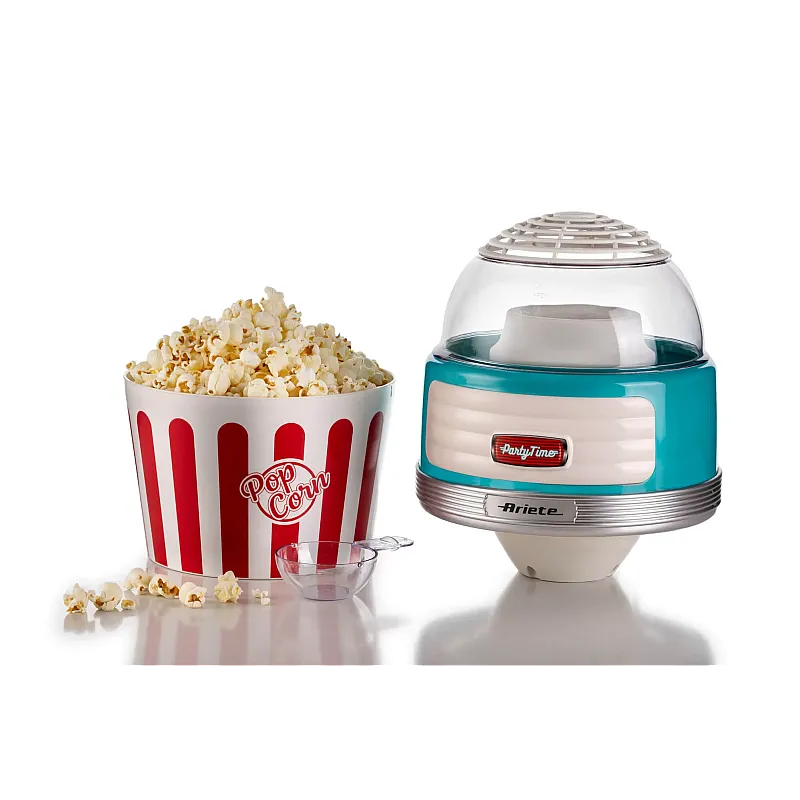 Aparat Popcorn Xl Party Time 2957 Ariete, 1100W, 60 Gr, Blue - Studiocasa.ro