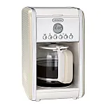 Cafetiera Ariete 1342 Vintage, 4-12 cesti, Display LCD, Crem / Beige - Studiocasa.ro