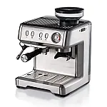 Espressor manual Ariete Cremissima 1313 Metal, 1600w, Rasnita incorporata, Sistem cappuccino, 15 Bar - Studiocasa.ro