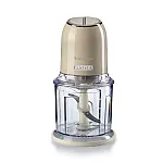 Tocator legume Ariete Vintage 438/03, Inox, 600ml, 400W, 2 viteze, 4 lame, Cream/Beige - Studiocasa.ro