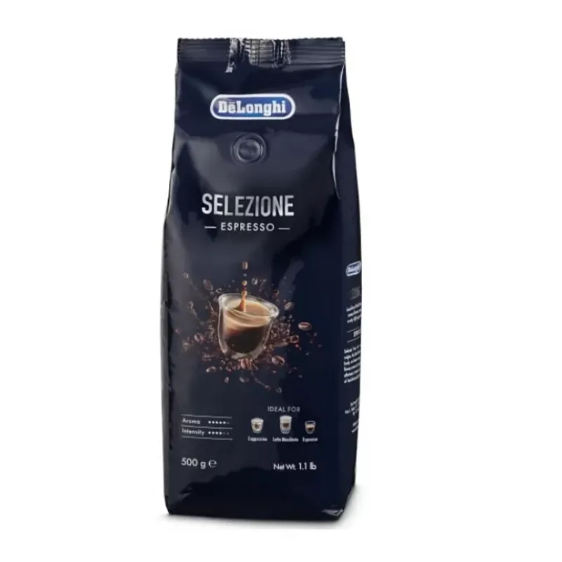 Cafea boabe DeLonghi Selezione, 500g - Studiocasa.ro