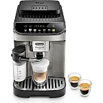 Espressor cafea automat DeLonghi Magnifica Evo ECAM 290.81.TB, Carafa pentru lapte, Sistem LatteCrema, Rasnita cu 13 setari, 1,8l, 15 bar, 1450W, Negru/Argintiu - Studiocasa.ro