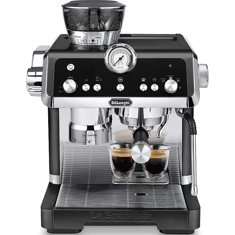 Espressor manual DE’LONGHI LA SPECIALISTA PRESTIGIO EC 9355.BM, 1450W, 19 bari, 2l, Negru/Argintiu - Studiocasa.ro