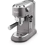 Espressor manual De’Longhi Dedica EC 785.GY, 1300 W, 1.1 L, 15 bari, Tamper si Cana inox Gray - Studiocasa.ro