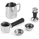 Espressor manual De’Longhi Dedica EC 785.GY, 1300 W, 1.1 L, 15 bari, Tamper si Cana inox Gray - Studiocasa.ro
