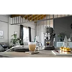 Espressor manual De’Longhi Dedica EC 785.GY, 1300 W, 1.1 L, 15 bari, Tamper si Cana inox Gray - Studiocasa.ro