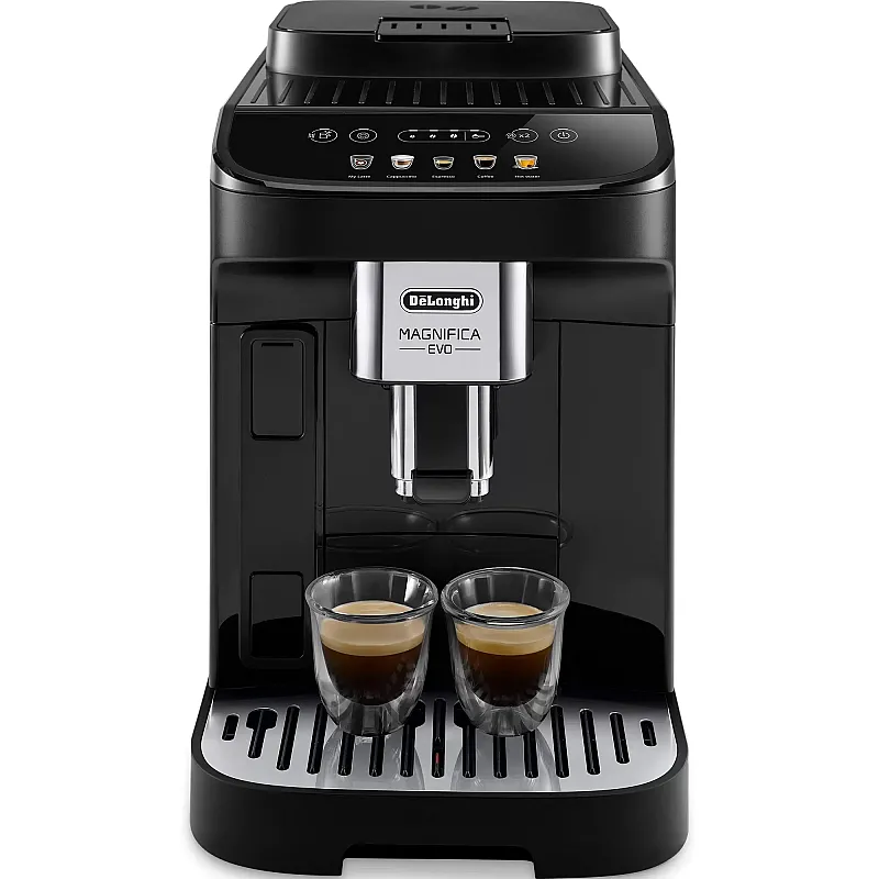 Espressor cafea utomat DeLonghi Magnifica Evo ECAM 290.61.B, Carafa pentru lapte, Sistem LatteCrema, Rasnita cu 13 setari, 1,8l, 15 bar, 1450W, Negru - Studiocasa.ro