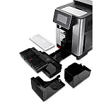 Espressor cafea automat De’Longhi PrimaDonna SOUL ECAM 610.55.SB, Carafa pentru lapte, Sistem LatteCrema, Rasnita cu tehnologie Bean Adapt, Coffee Link App, 1450W, 19 bar,2.2 l, Negru - Argintiu - Studiocasa.ro