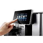 Espressor cafea automat De’Longhi PrimaDonna SOUL ECAM 610.55.SB, Carafa pentru lapte, Sistem LatteCrema, Rasnita cu tehnologie Bean Adapt, Coffee Link App, 1450W, 19 bar,2.2 l, Negru - Argintiu - Studiocasa.ro