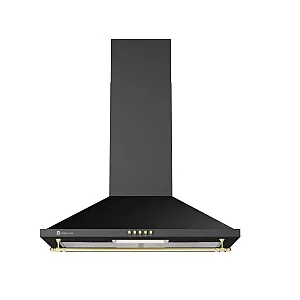 Hota decorativa Studio Casa Onda Retro Black, 1 motor turbo, 3 viteze, finisaje bronz antichizat, Antracit