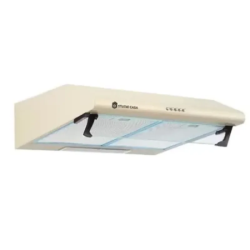Pachet incorporabil cuptor electric, plita gaz si hota clasica Luna Retro Beige Studio Casa, 52 l, 6 functii, gratare fonta, 483 mc/h, 2 motoare, Crem - Studiocasa.ro
