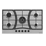 Pachet incorporabil Studio Casa Top 90/60/90 cm, Cuptor electric 60 cm, plita gaz Moon, 5 arzatoare 90 cm si hota clasica 90 cm, Negru / Inox - Studiocasa.ro