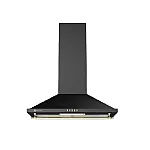 Pachet incorporabil cuptor electric, plita gaz si hota decorativa Umbria Retro Black Studio Casa, Clasa A, 6 functii, Gratare fonta, 1 motor turbo, Negru - Studiocasa.ro