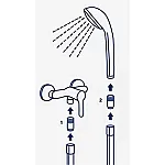 Filtru magnetic anticalcar permanent potrivit ptr, capul de dus si robineti , Meliconi , Sos Calcare Doccia - Studiocasa.ro