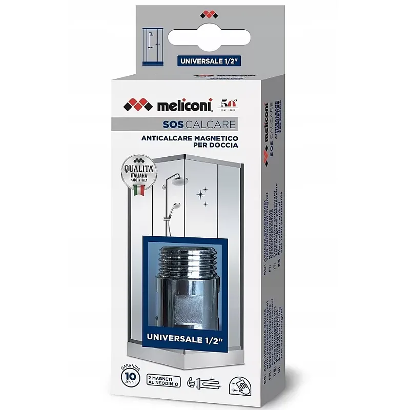 Filtru magnetic anticalcar permanent potrivit ptr, capul de dus si robineti , Meliconi , Sos Calcare Doccia - Studiocasa.ro