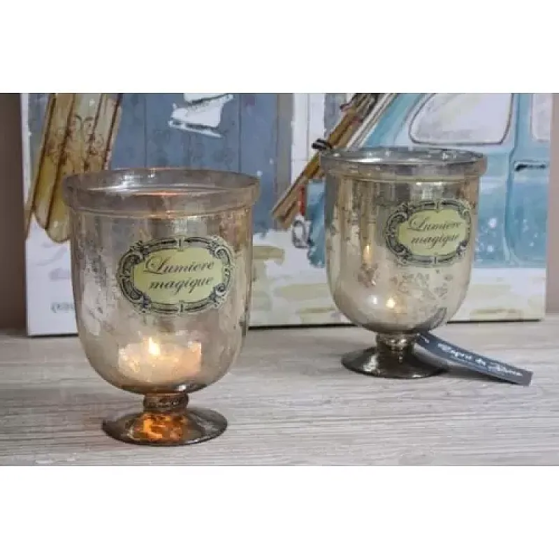 Suport Lumanare Lumiere Sweet Glas 14*14Cm*H27Cm - Studiocasa.ro