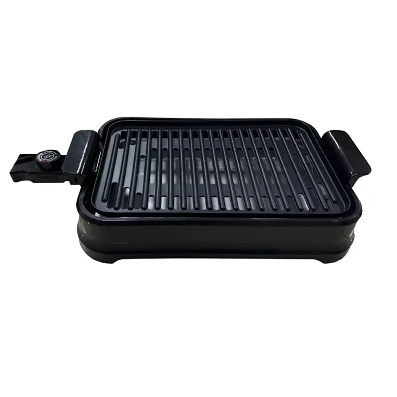Gratar electric Studio Casa Mr.Grill SC2120, tava scurgere detasabila, 1200 W, reglare temperatura, Negru - Studiocasa.ro