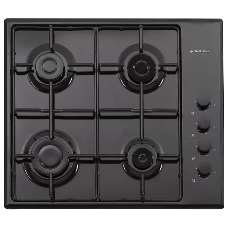 Plita pe gaz Studio Casa PG660 ISEO Black, 4 arzatoare gaz - Studiocasa.ro