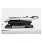 Gratar electric Studio Casa Panini & Grill SC2128, tava scurgere detasabila, 2000 W, deschidere mare, termostat, Negru/Argintiu - Studiocasa.ro
