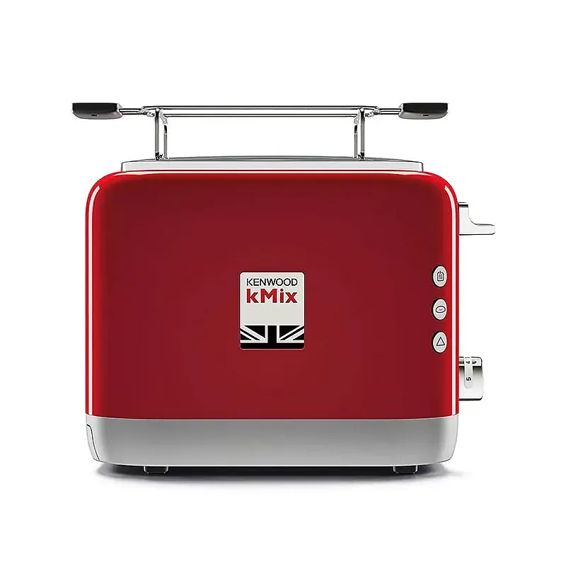 Prajitor de paine Kenwood kMix TCX751RD, 900W, 5 Functii, 2 felii, Rosu - Studiocasa.ro