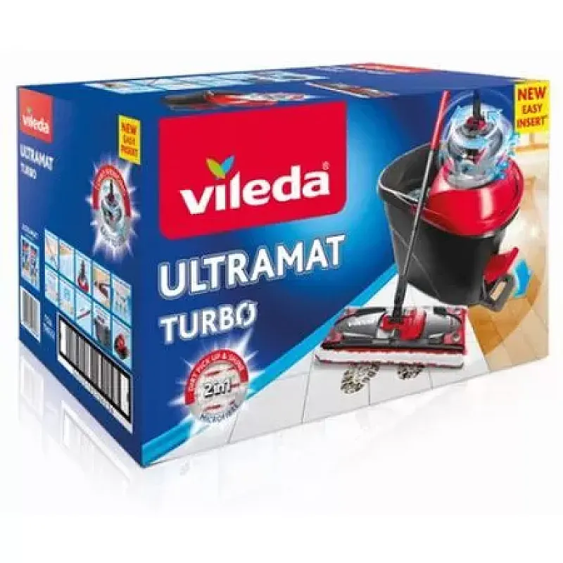 Set mop cu galeata Vileda Ultramat Turbo - Studiocasa.ro