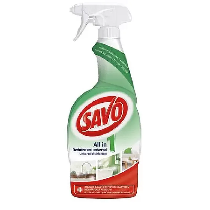 Spray dezinfectant universal Savo, 650 ml - Studiocasa.ro