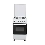 Pachet Aragaz clasic, 4 ochiuri gaz, cuptor gaz, 50x50cm, Studio Casa GALAXY, Alb cu Hota clasica Studio Casa Olymp 60 cm Wh, 2 motoare - Studiocasa.ro