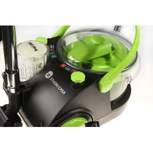 Aspirator cu filtrare prin apa si absorbtie lichide, Studio Casa Hydratech Turbo, 2400 W, Filtru Hepa, Perie Turbo Aspirator cu filtrare prin apa si absorbtie lichide, Studio Casa Hydratech Turbo, 2400 W, Filtru Hepa, Perie Turbo