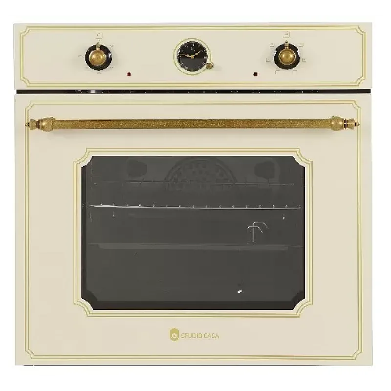 Cuptor Electric  Incorporabil , Studio Casa Rustic, FE660 Avena POSITANO, 61L, Clasa A, Timer, Termostat - Studiocasa.ro