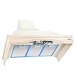 Hota Rustica Studio Casa Loira Ferro Battuto 90 Cm,Ivory - Studiocasa.ro