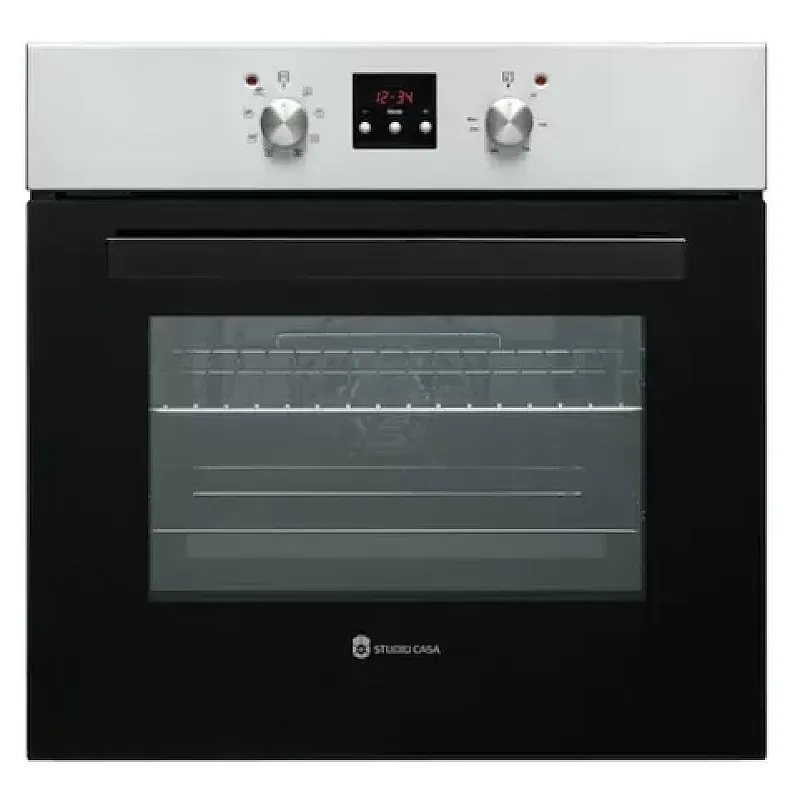 Pachet Incorporabil Lux Fortuna Studio Casa: Cuptor Electric + Plita Inductie + Hota Telescopica , 65 L, Grill, Clasa A, Negru / Inox - Studiocasa.ro