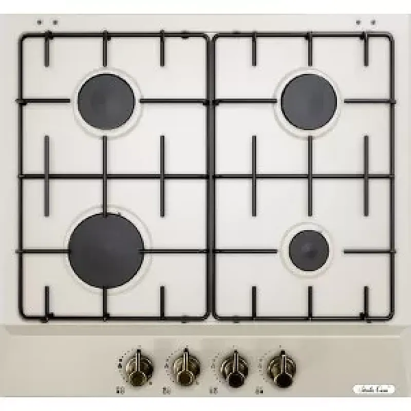 Resigilat Plita Rustica Gaz, Incorporabila,4 Arzatoare, Studio Casa Pg660 Avena Positano, Gratare Fonta - Studiocasa.ro