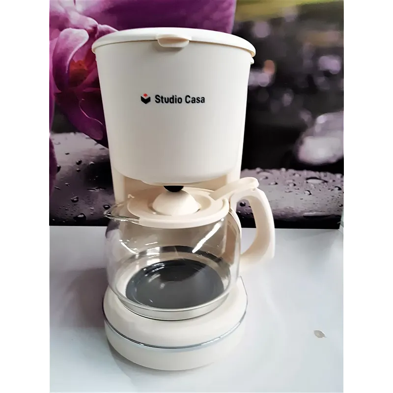 Cafetiera Studio Casa, SC2125 Duchess Ivory, 870 W, 1,25 L , carafa sticla - Studiocasa.ro