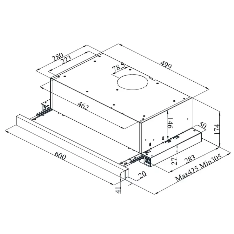 Hota incorporabila telescopica, 60 cm, Studio Casa Lean Retro-Nero, 2 motoare, 3 viteze Hota incorporabila telescopica, 60 cm, Studio Casa Lean Retro-Nero, 2 motoare, 3 viteze - Studiocasa.ro