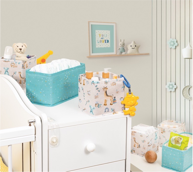 cutii organizare camera bebe