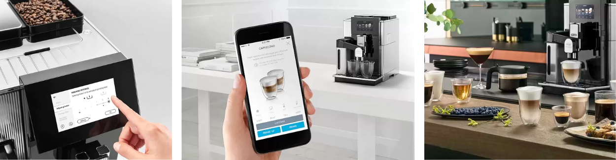 aparate de cafea automate conectate la aplicatii mobile