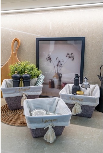 cos fetru organizare bucatarie